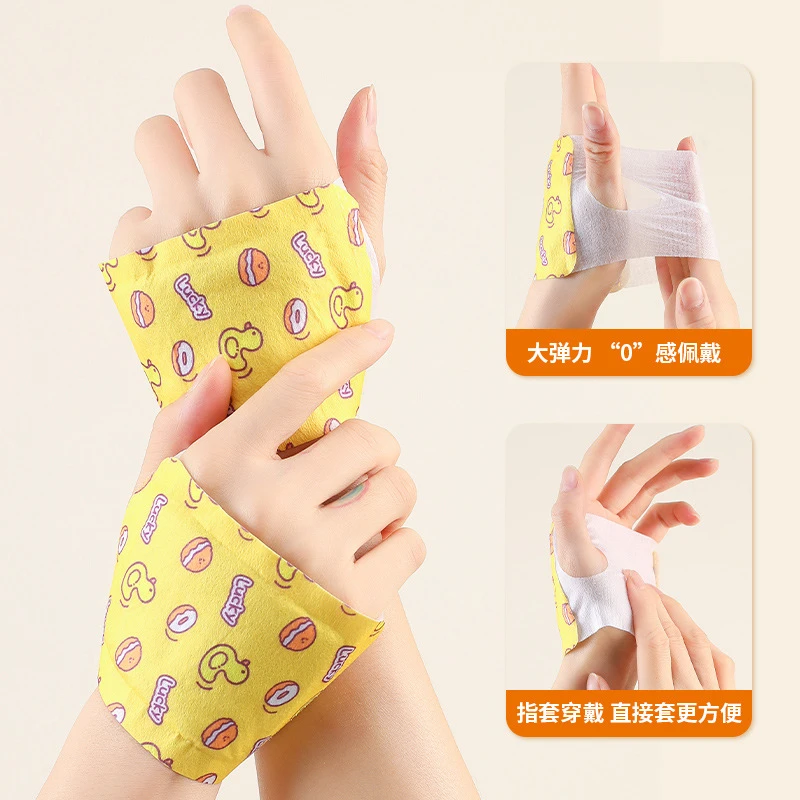 穿戴式暖手宝暖手贴暖热宝自发热卡通可爱手部贴暖贴包睡觉免握女