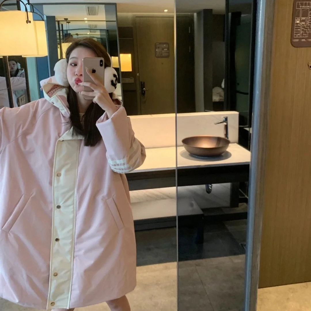 波司澄羽绒服四条杠洋气冬季羽绒服新款加厚小个子显瘦羽绒服女冬