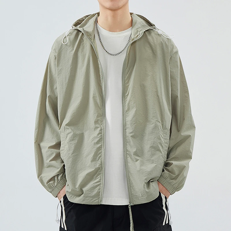 户外冰丝防晒衣男款2024夏季薄款潮牌上衣服防紫外线透气防晒外套