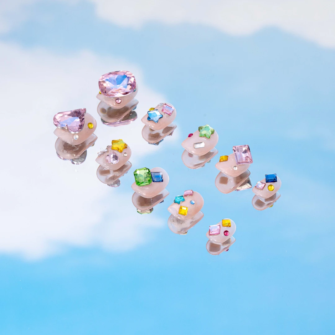 K9糖果钻汽水夏季显白手工穿戴甲