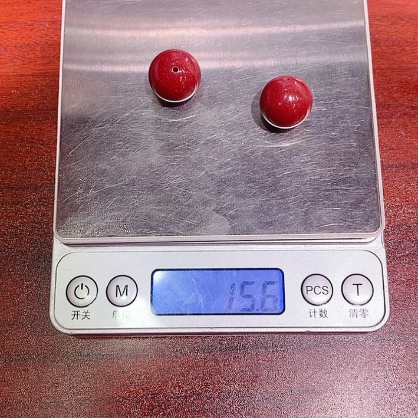 【闪购商品】辰砂（处理）两颗16的珠子