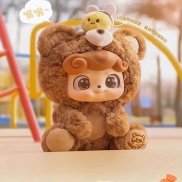 （小趴蛋-拆盒）Q.kid动物幼稚园搪胶毛绒Q宝盲盒潮玩