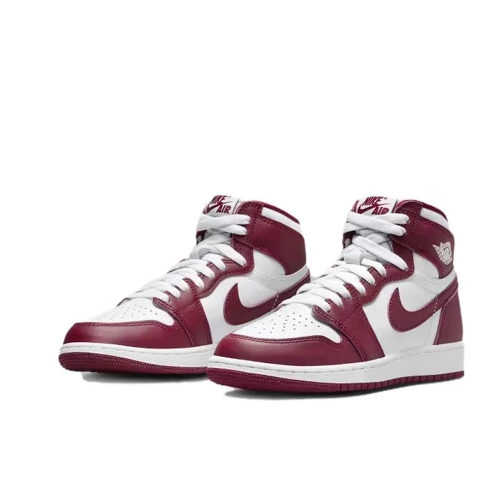 Jordan Air Jordan 1 High OG高帮 复古篮球 Gs 白红FD1437-160