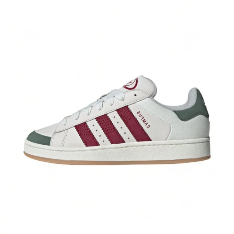 Adidas CAMPUS 00S 舒适百搭 低帮板鞋 男女同款 白红 IE3914