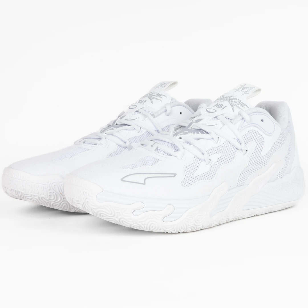 PUMA/彪马 MB.03 LOW 防滑耐磨 低帮 篮球鞋 白色310384-03