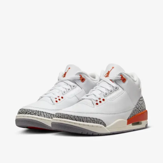 Jordan Air Jordan 3 WMNS中帮复古篮球鞋女款白红灰CK9246-121