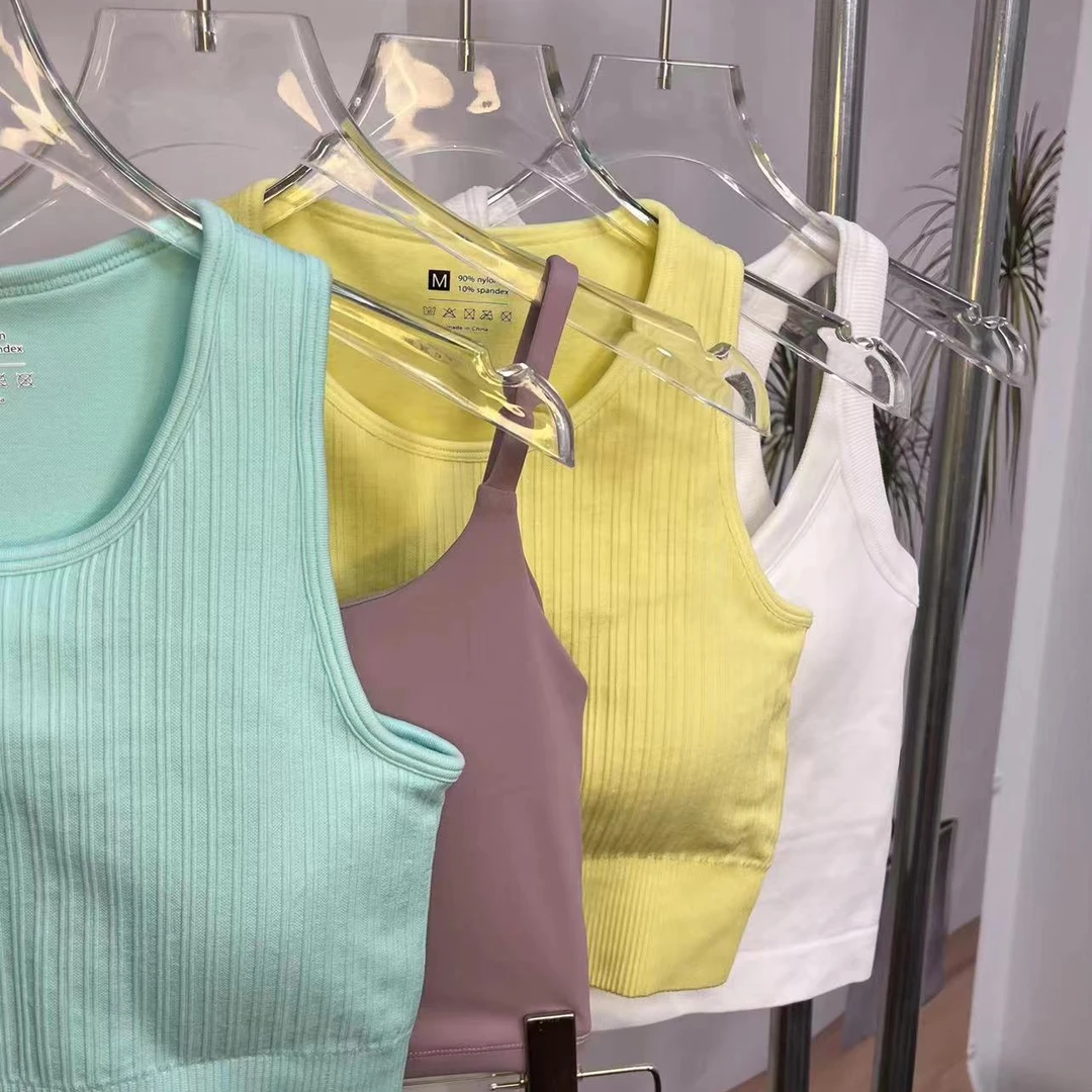 【E201-E400】休闲外贸瑜伽健身服双层固定一体复古运动服