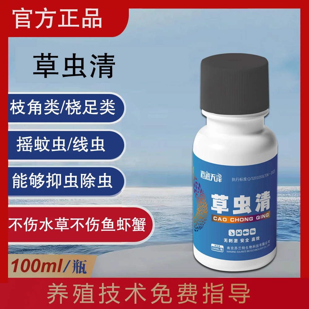 苏兰特草虫清水产养殖用于轮虫枝角虫吃草虫类