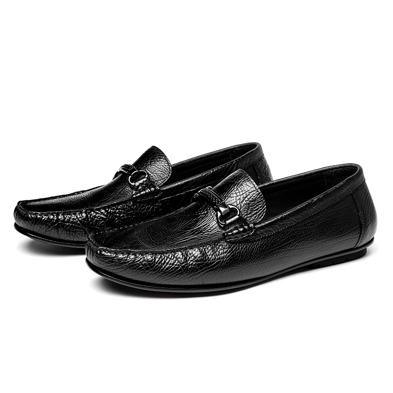 胎牛皮豆豆鞋男鞋  27801