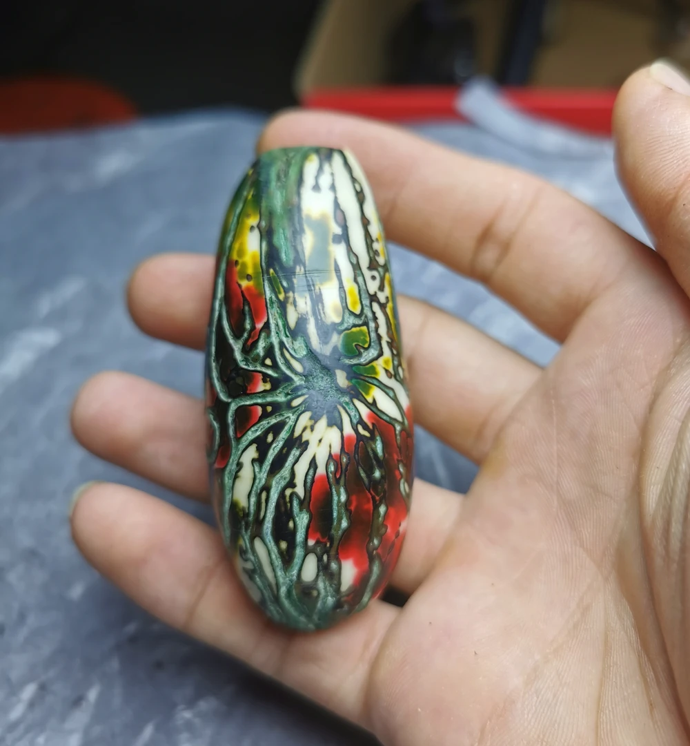 福禄寿三彩千眼菩提