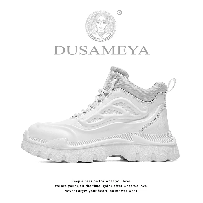 DUSAMEYA/杜莎米娅高端男士美拉德复古轻奢时尚百搭马丁靴6699