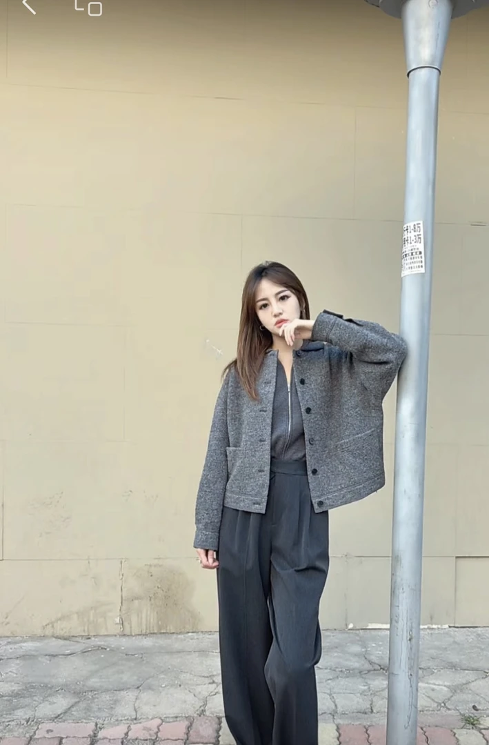 时尚百搭休闲外套4101120