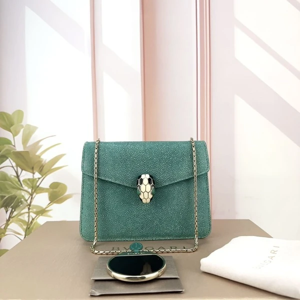 娜扎严选/宝格丽/包包/95新/市场价38000/241019QR0048