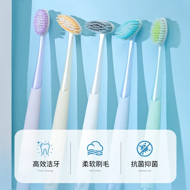 360度旋转牙刷巴氏刷牙法高档礼盒装独立洁牙软毛牙刷软刷家用