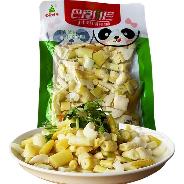 正宗云南泡椒竹笋春笋下饭菜小零食酸辣即食脆嫩竹笋尖200克一袋
