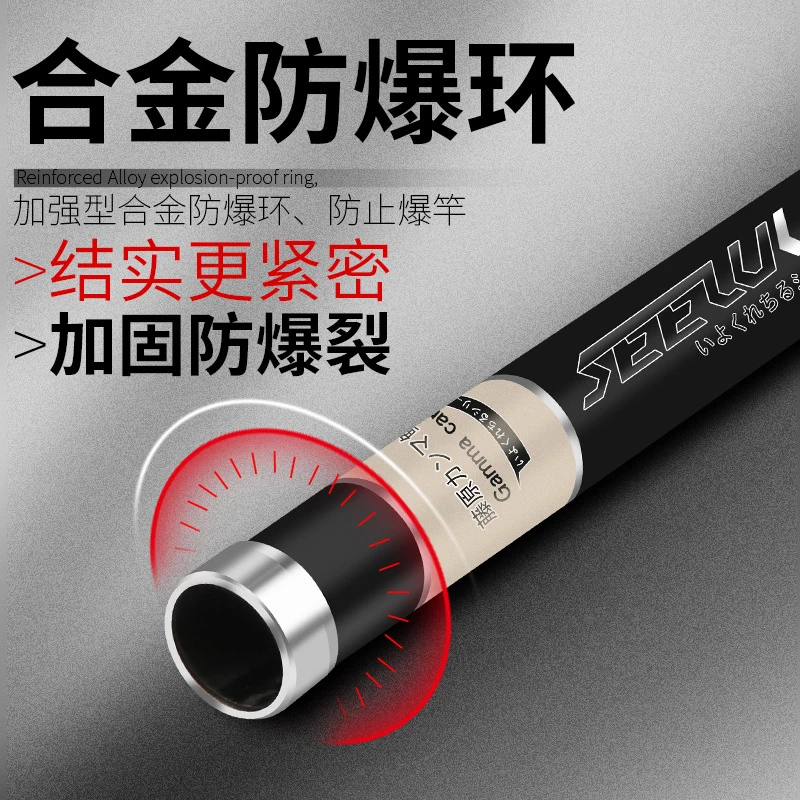 藤原伽玛鲤鱼竿碳素超轻超硬28调鲫鲤鱼综合竿纤维巨物黑坑台钓竿