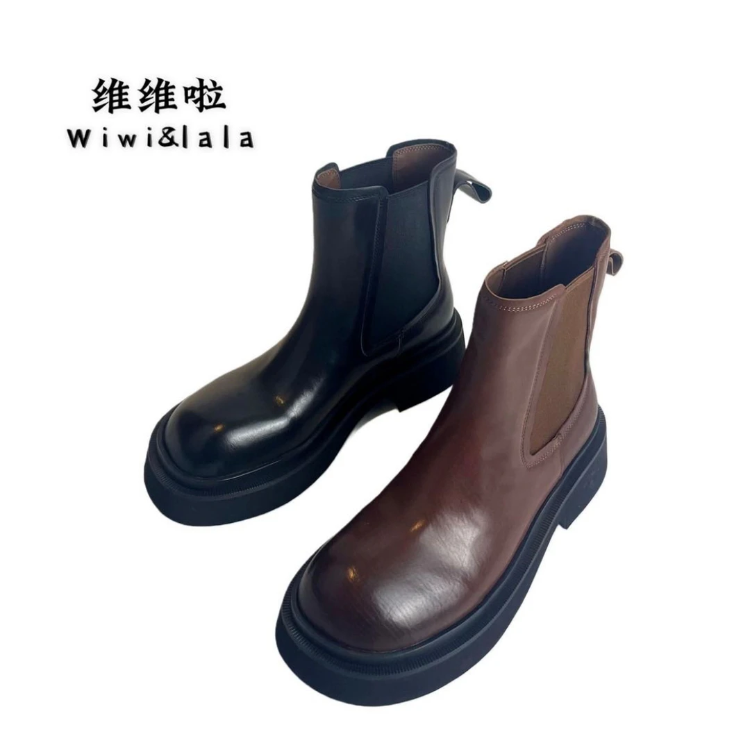【维维啦】胎牛皮短靴3026-6