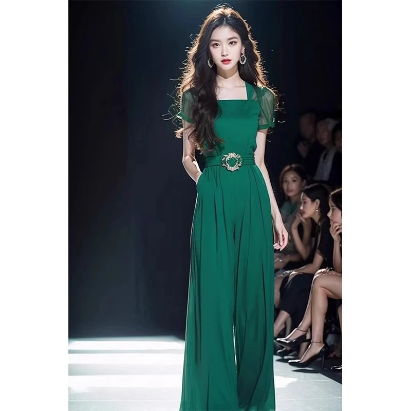 两件套韩版感修身长款裤子女显瘦新款时尚法式气质女式法式连衣裙