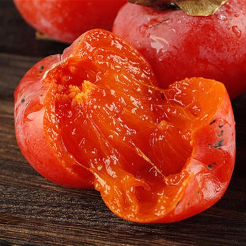 正宗陕西临潼火晶柿子树苗嫁接水晶软柿子南方北方种植当年结果