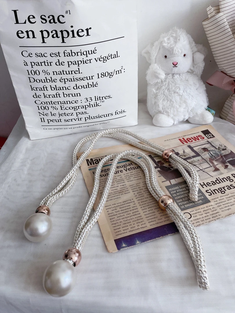 轻奢高档精品窗帘绑带一对