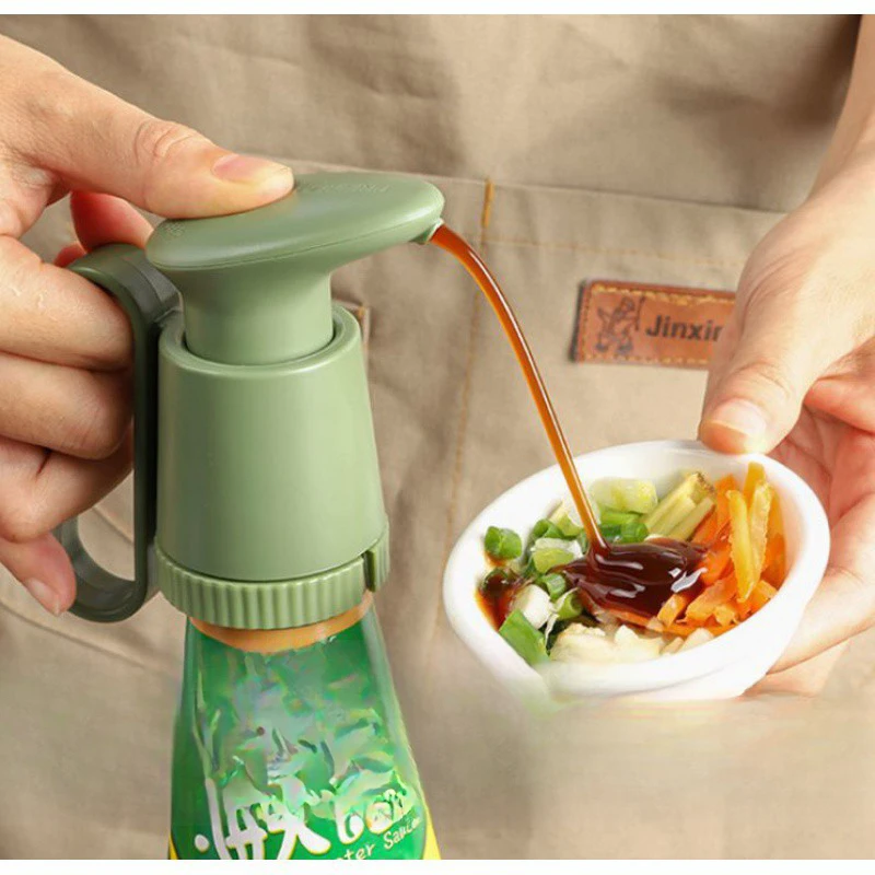 蚝油瓶嘴按压器耗油瓶挤压瓶新款挤压器通用高档料家用耗油按压嘴
