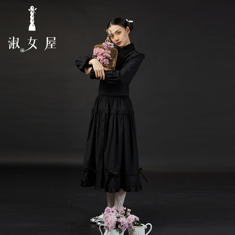 淑女屋官方旗舰店天鹅湖。chunjie套装①号