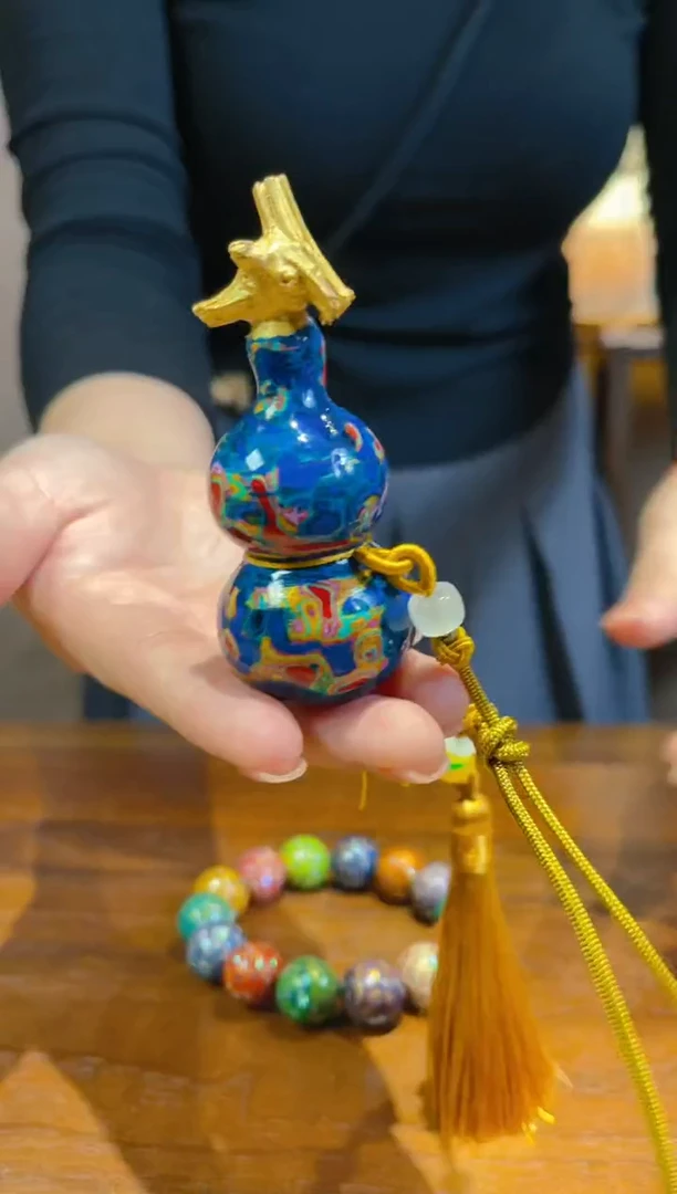 【闪购商品】298景禾大漆手捻车挂葫芦