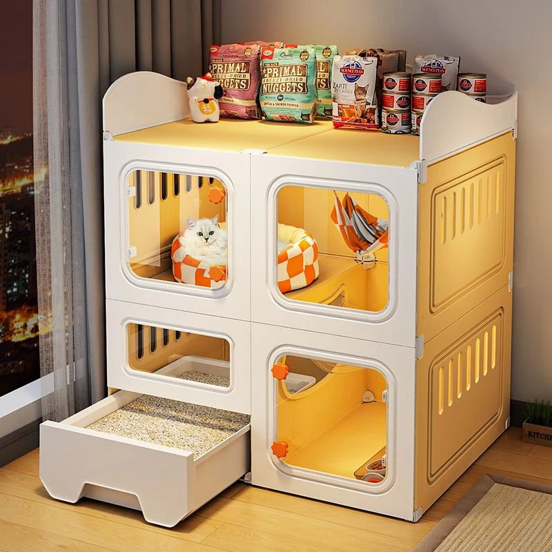 自定义猫笼子家用室内猫砂盆厕所一体猫咪