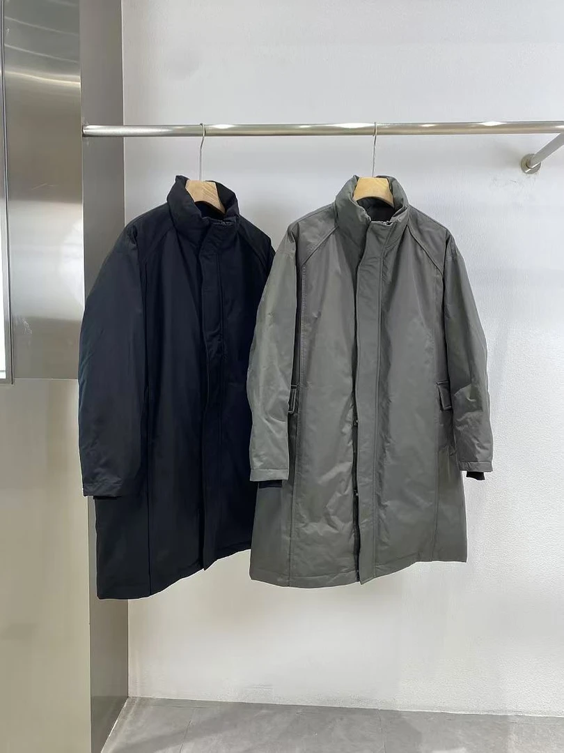 【ZHEN GE】日系 90白鸭绒 中长款羽绒服 -DT-6612
