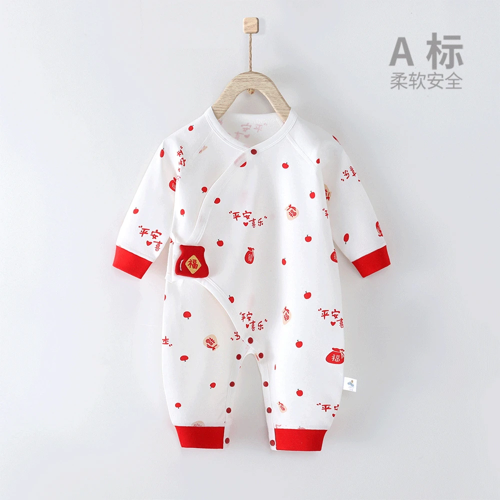 婴儿连体衣春季女童春装蝴蝶衣a类和尚服婴儿衣服女宝宝春季衣服