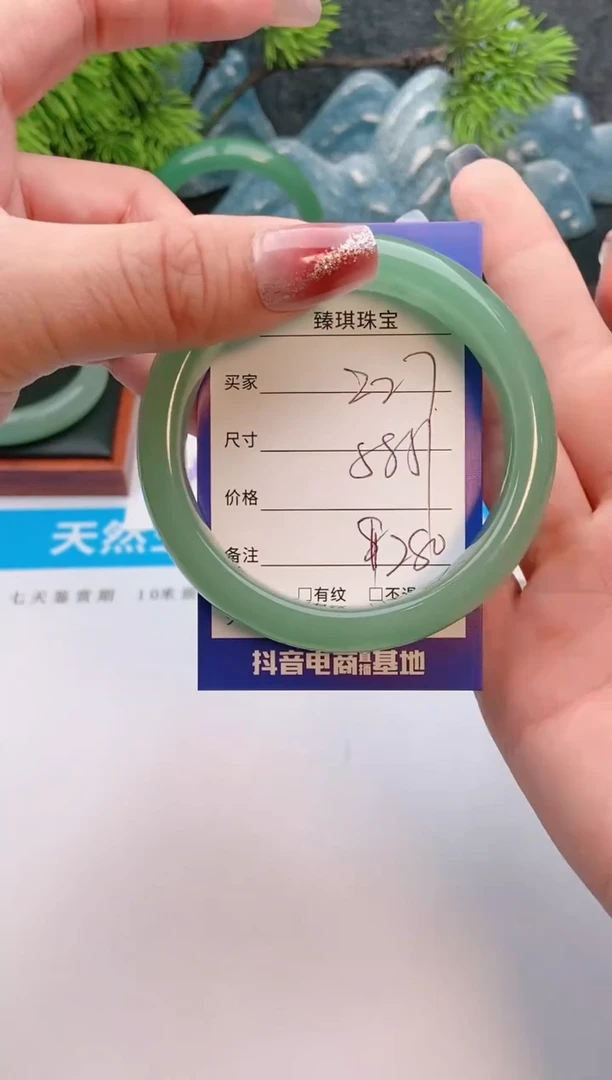 【闪购商品】石英质玉手镯未镶嵌z27东陵玉微色差
