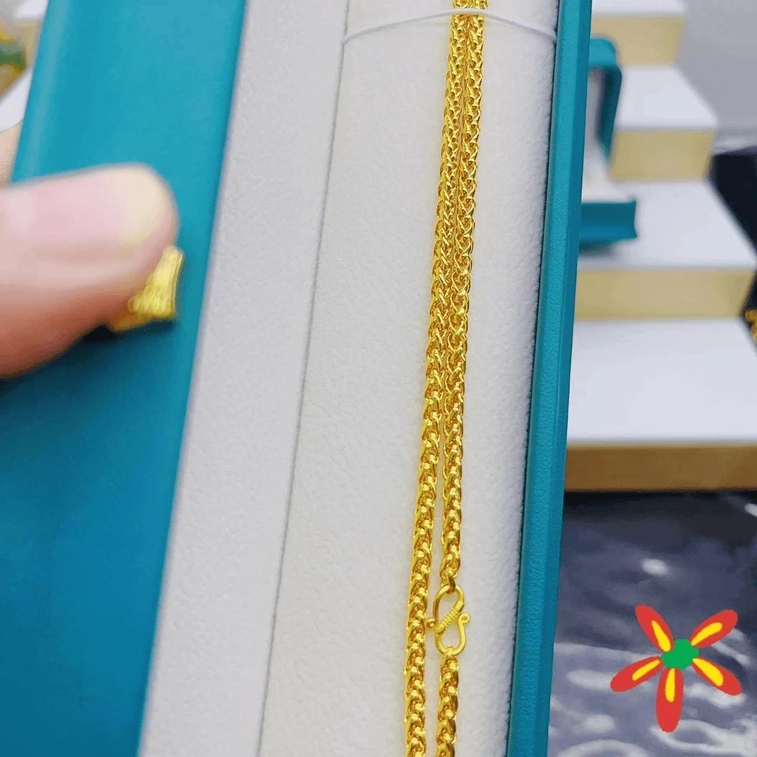 萌提慕MengTiMu定制项链 定制项链 龙骨项链百搭气质款度k金