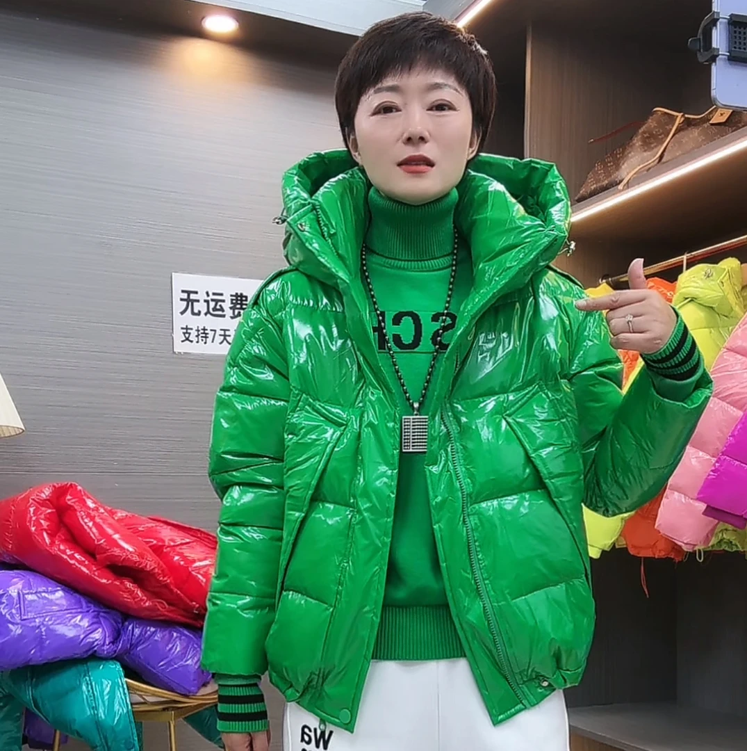 【女王团精选】2370糖果色亮面免洗棉服