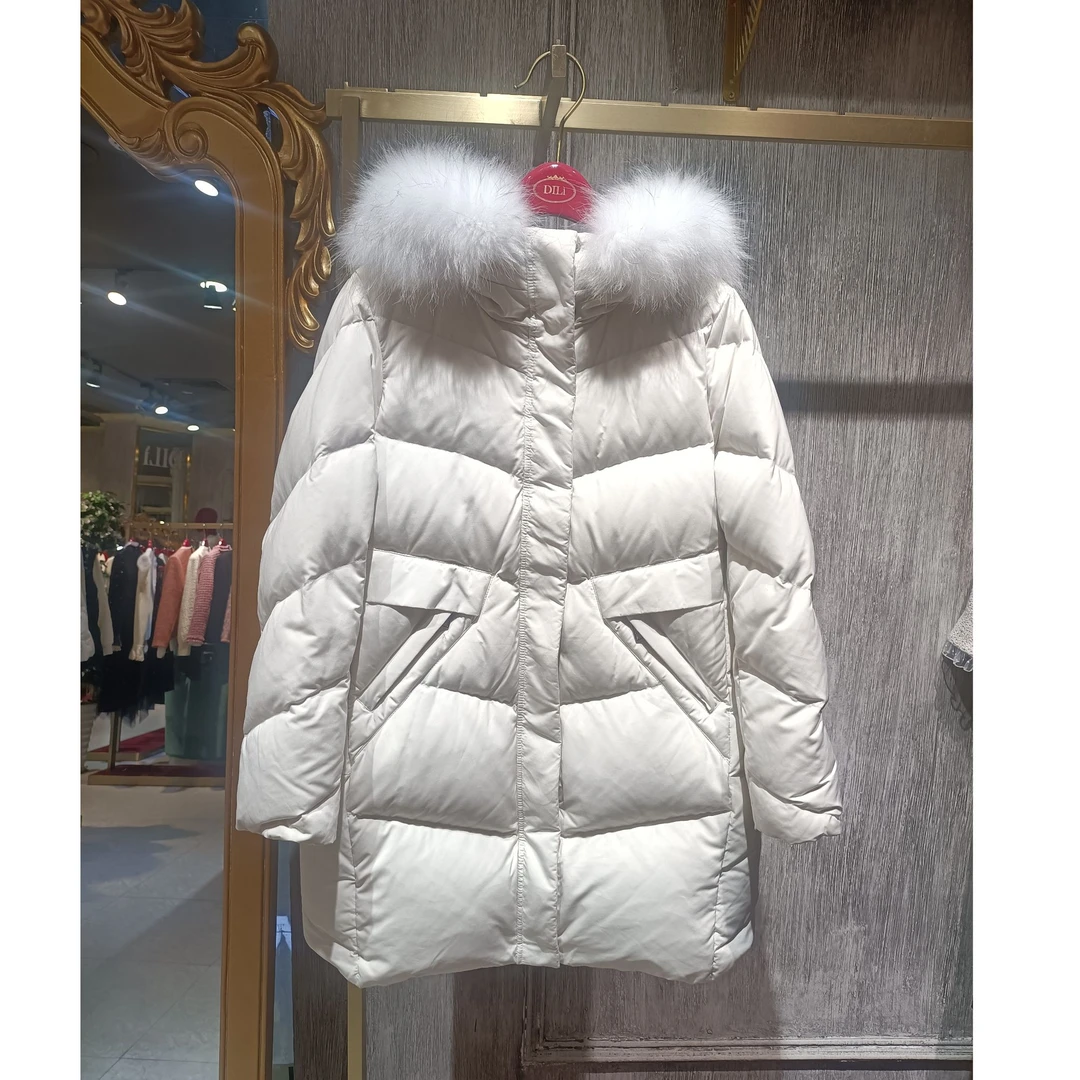 DILI 中长款羽绒服 323419612