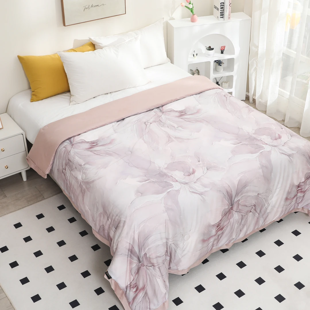 【昙韵 贡缎被子】2X2.3米 贡缎加厚双人亲肤可机洗双人被子