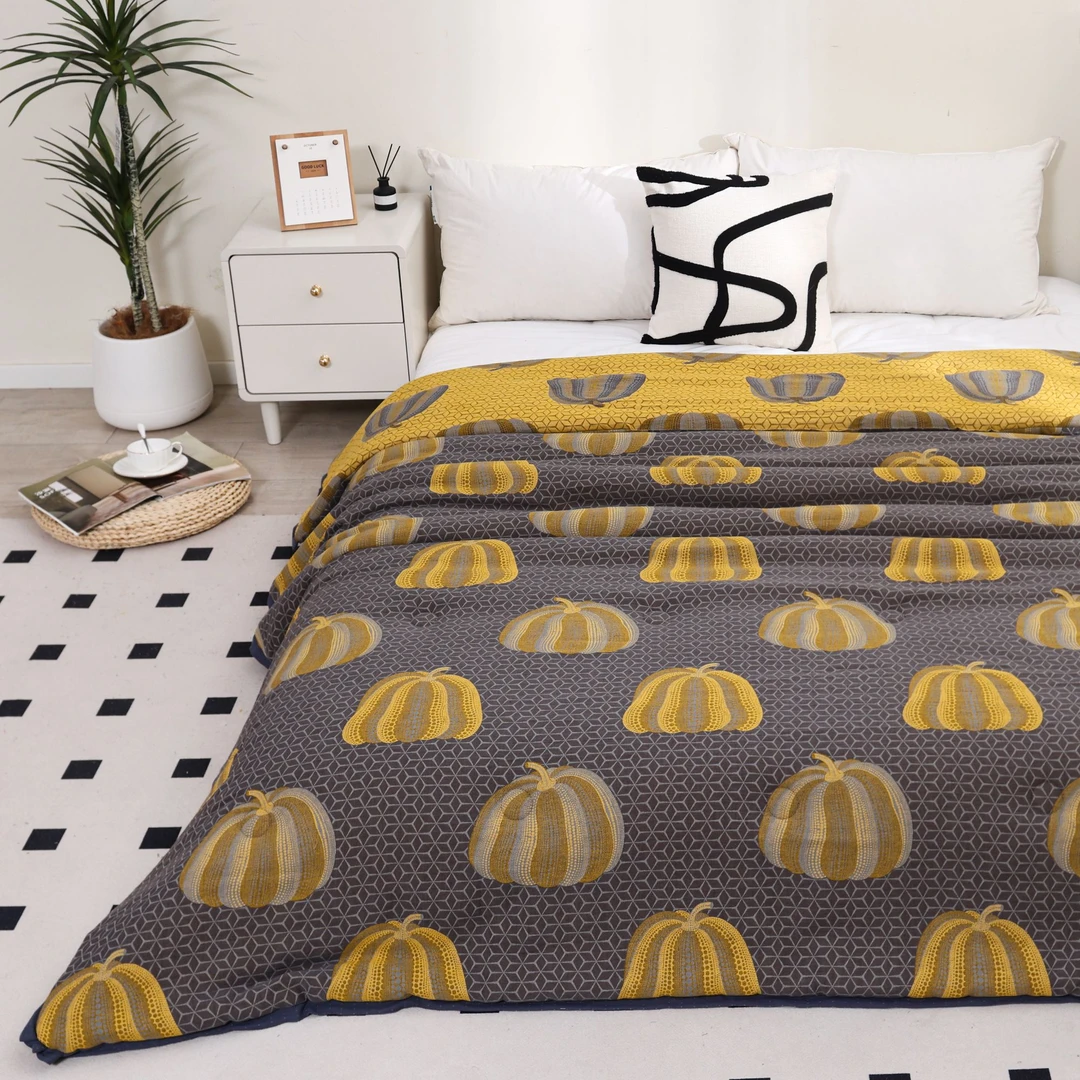 伊莉女皇（苏娜）200X230 纯棉全棉 秋冬双层纱双人被子