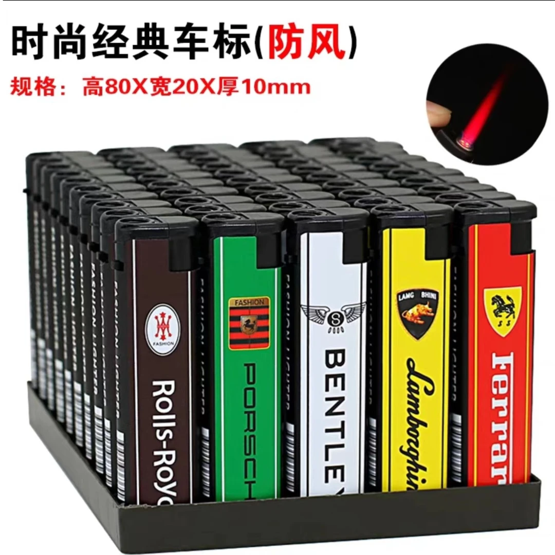 坏机包赔潮流红焰防风打火机商超售9.9一次性厂家定制普通家用