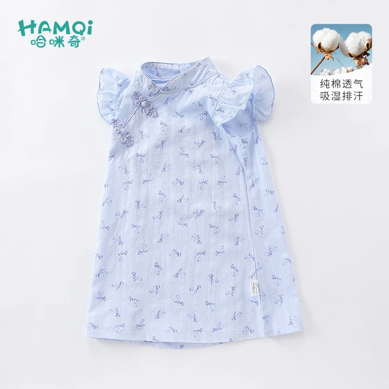 童装女童连衣裙子儿童公主裙2025夏季新款女宝夏装宝宝衣服中国风