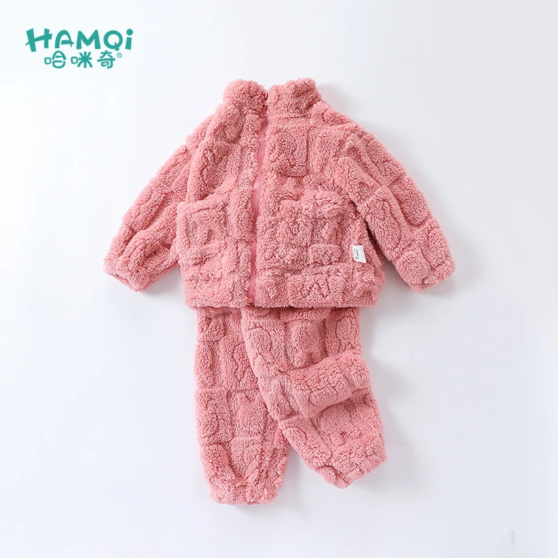 【旗舰店】童装女童女童套装儿童睡衣宝宝家居服秋冬装加厚保暖内衣