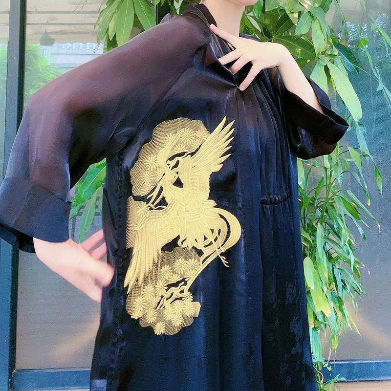 【李慧慧设计】重工刺绣外套中国风上衣外披新中式开衫女宽松