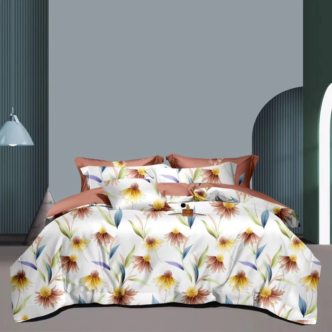 【双人被套】初夏AB版 印花 斜纹 加厚 亲肤透气 床品时尚 床上用品