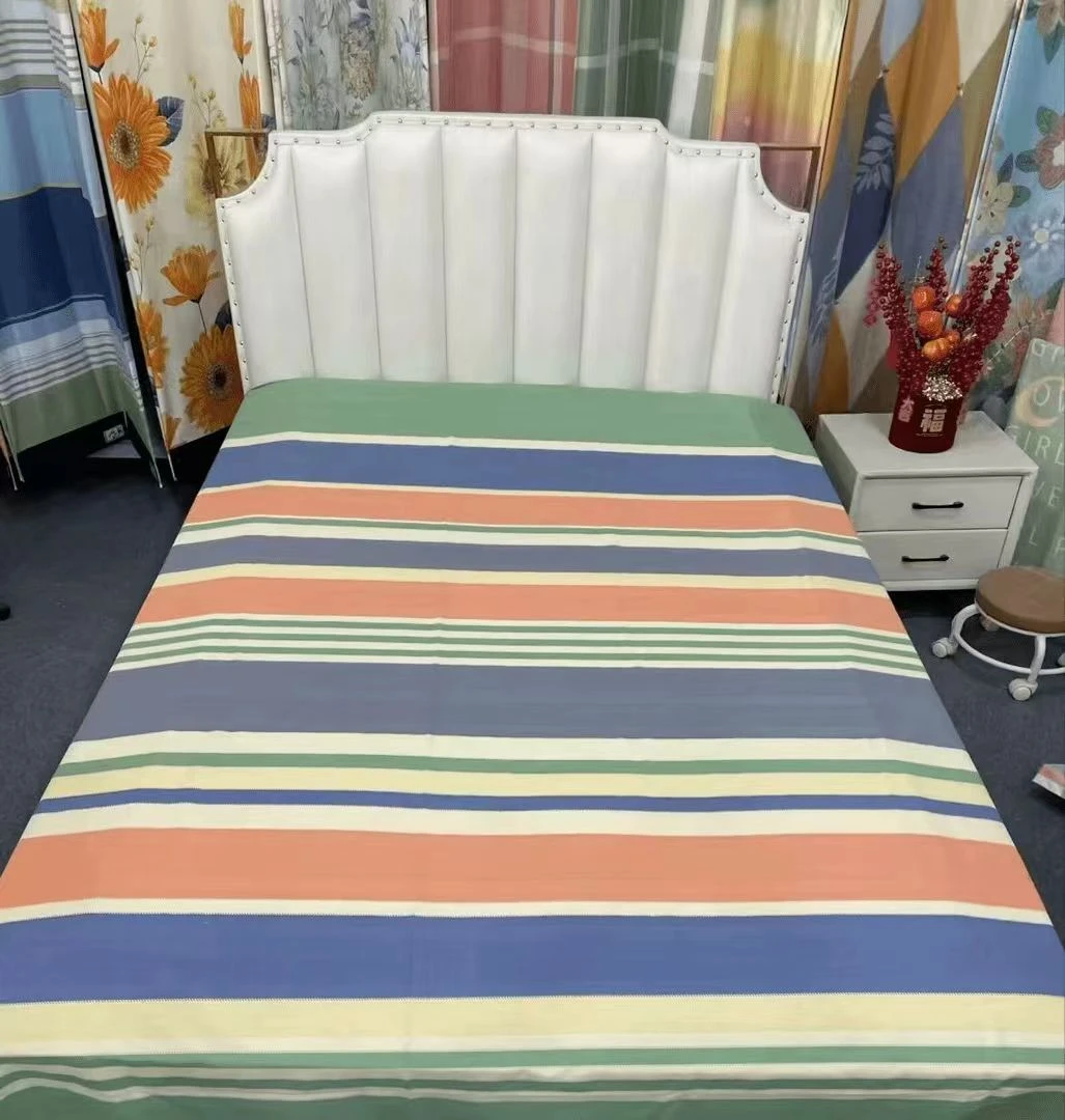 【双人床单】 罗马  绿 棉 加厚 尺寸230*240布床 时尚亲肤 透气