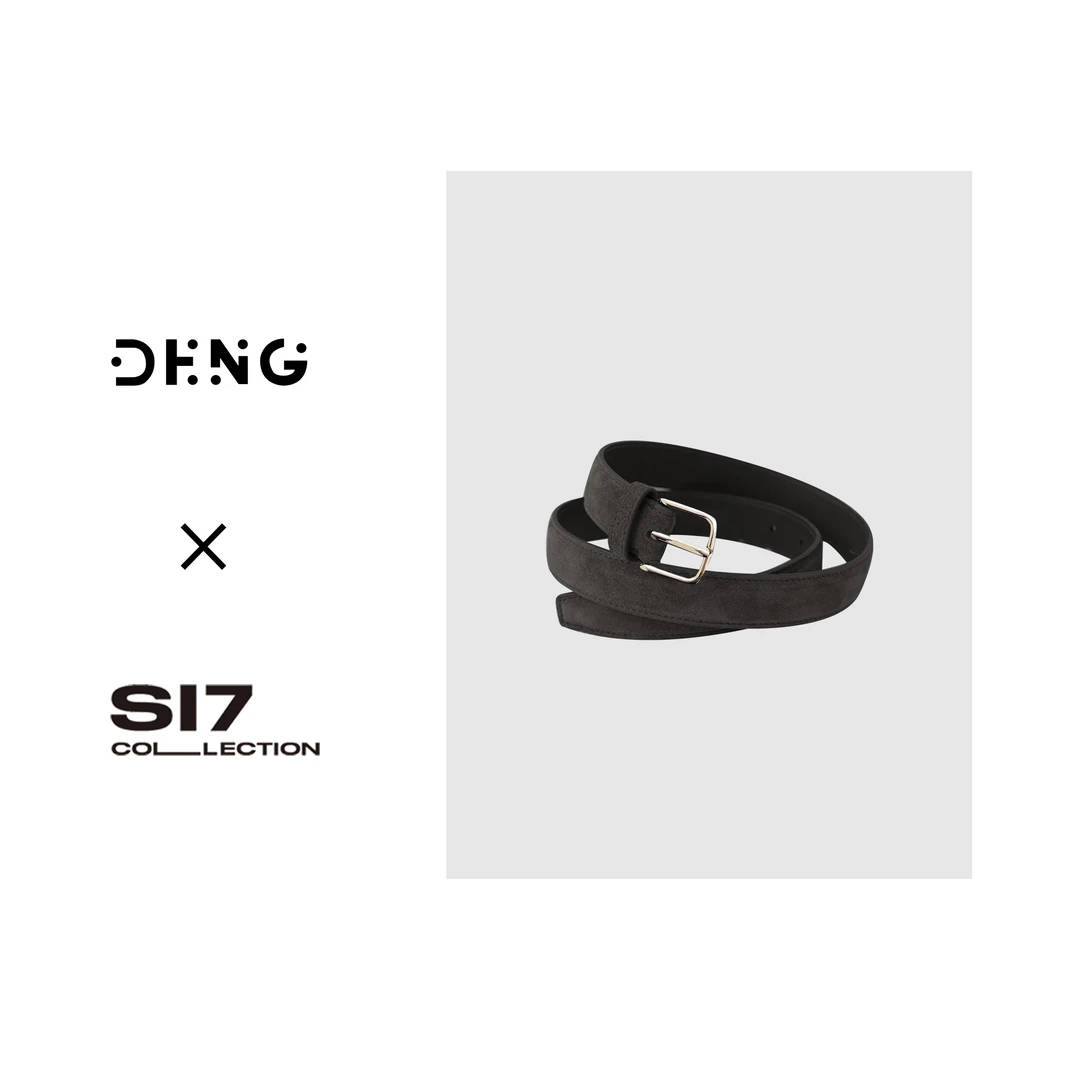 DENG ROW秋冬新款牛仔裤搭配神器腰带牛皮3cm宽度百搭 ALGZ24914