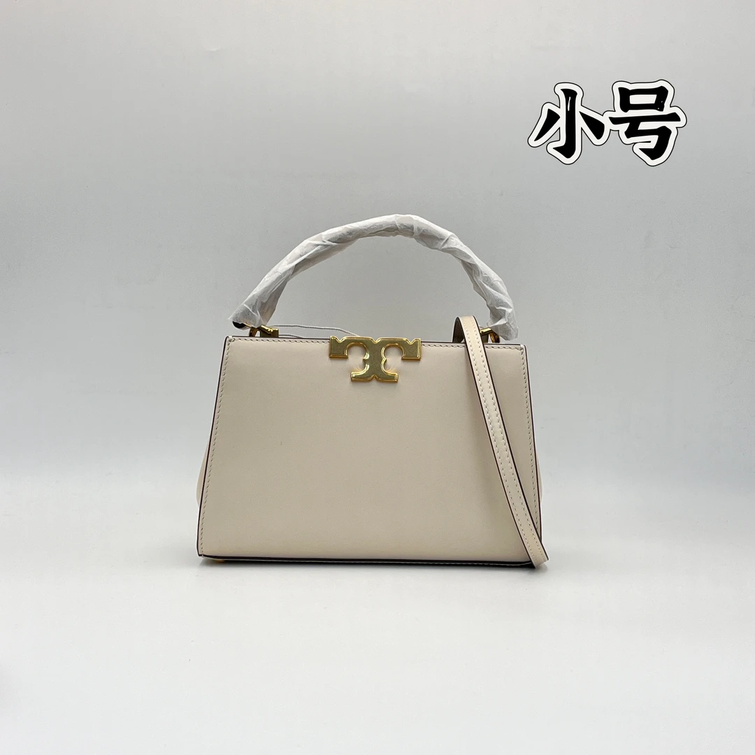 99新 TORY BURCH/汤丽柏琦 Eleanor白色小号手提包斜挎包 036百搭