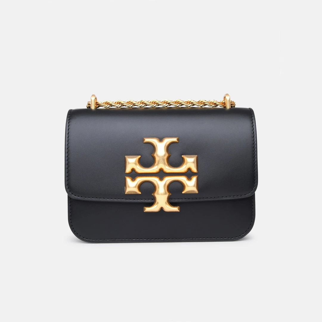 99新 TORY BURCH/汤丽柏琦 Eleanor黑色小号金砖包单肩包 031时尚
