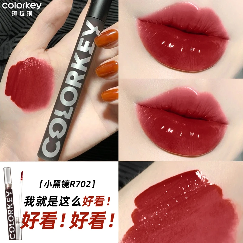【官方正品】colorkey珂拉琪小黑镜唇釉镜面唇蜜702水光秋冬口红