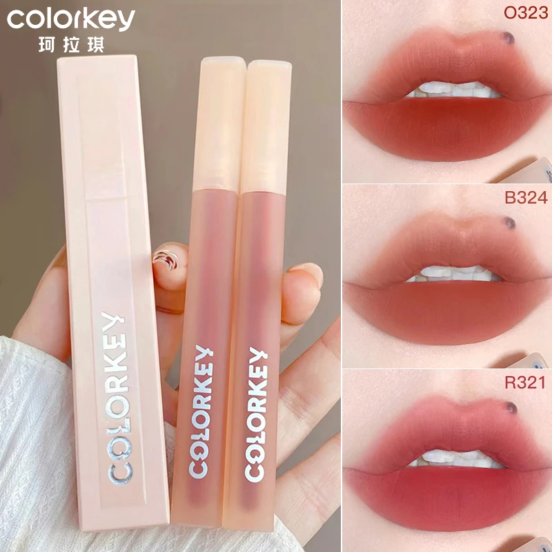 colorkey珂拉琪水雾唇露唇釉唇彩口红不易粘杯掉色掉色素颜显白女
