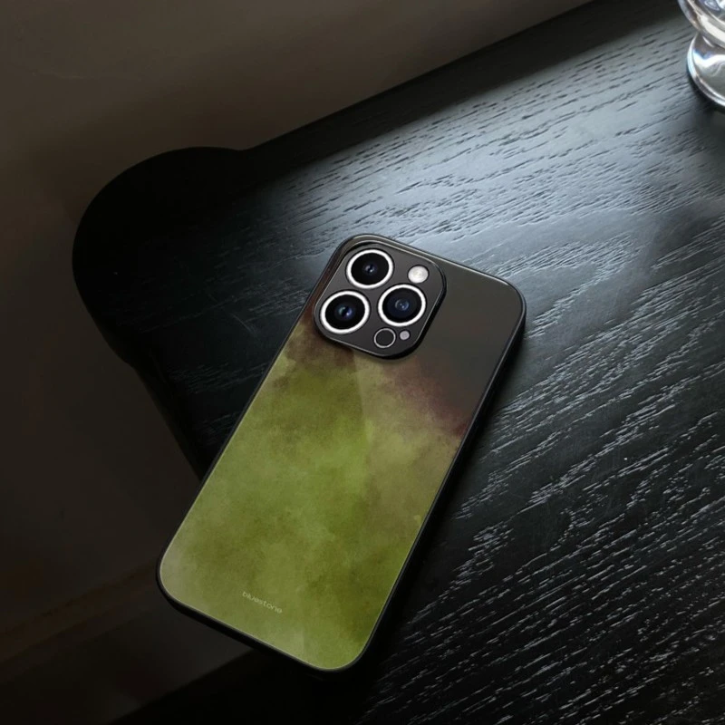 【果盟】苹果手机壳iphone14promax男女13中式山水画国潮12简约玻璃