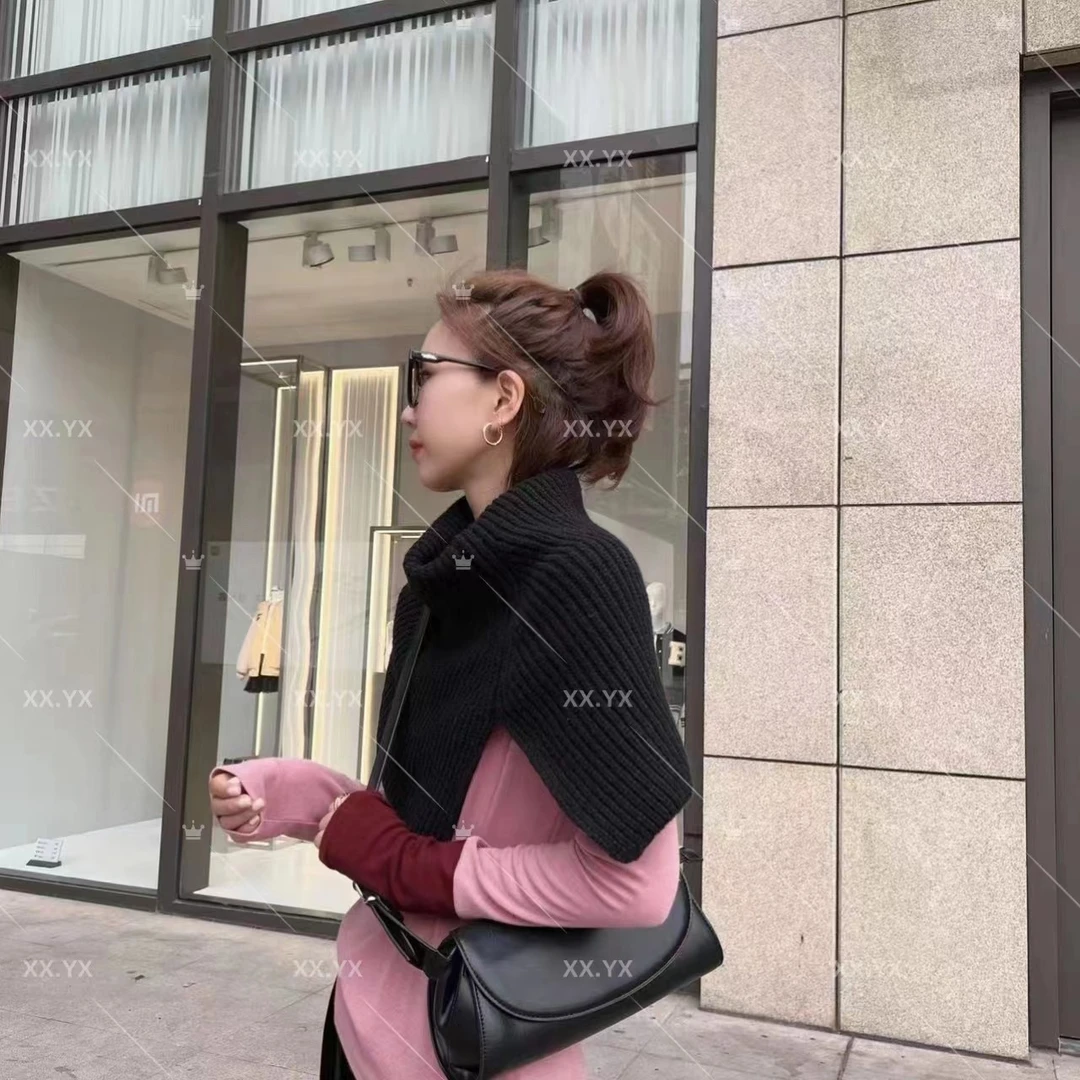 XX.YX秋冬韩版百搭加厚针织套头围脖21165