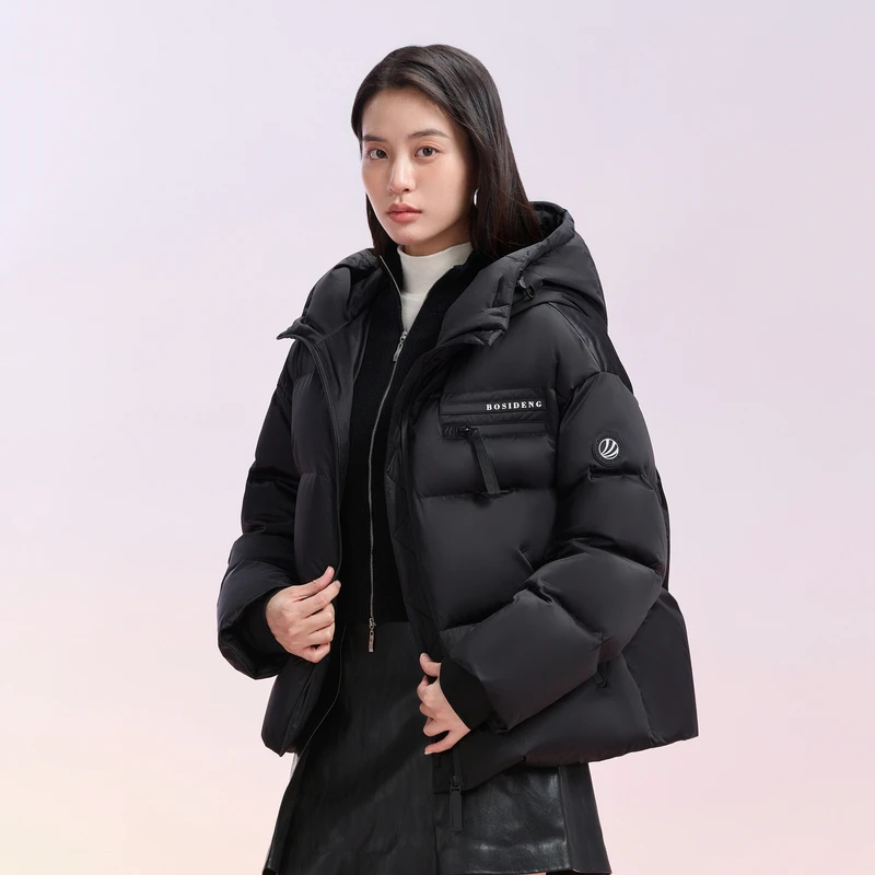 2024冬新款品质泡芙系列休闲外套百搭羽绒服运动短款时尚户外连帽